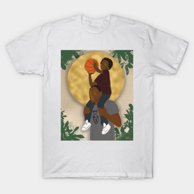 Father & Sun T-Shirt by bananapeppersart